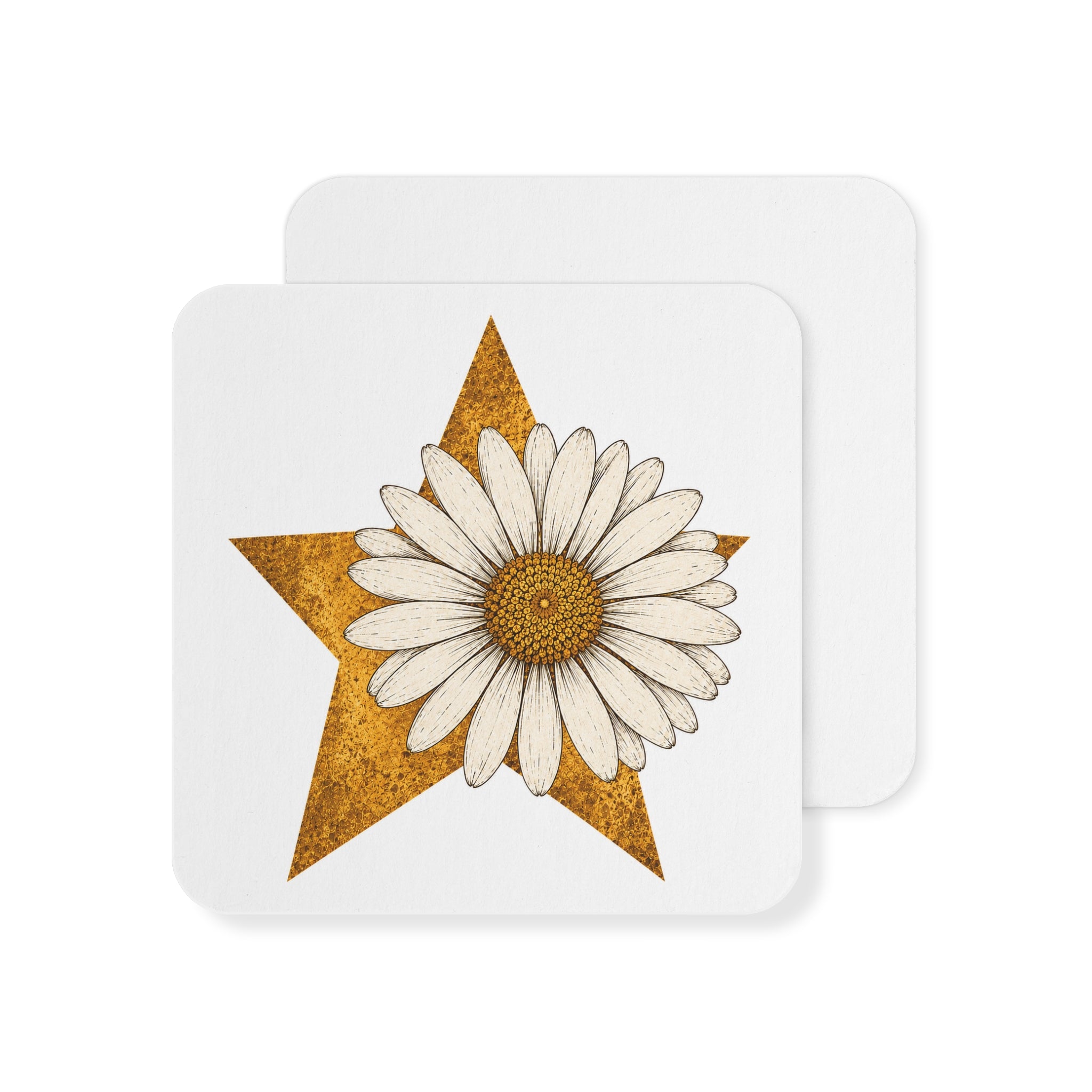 Daisy Star Coasters, Set of 50 or 100