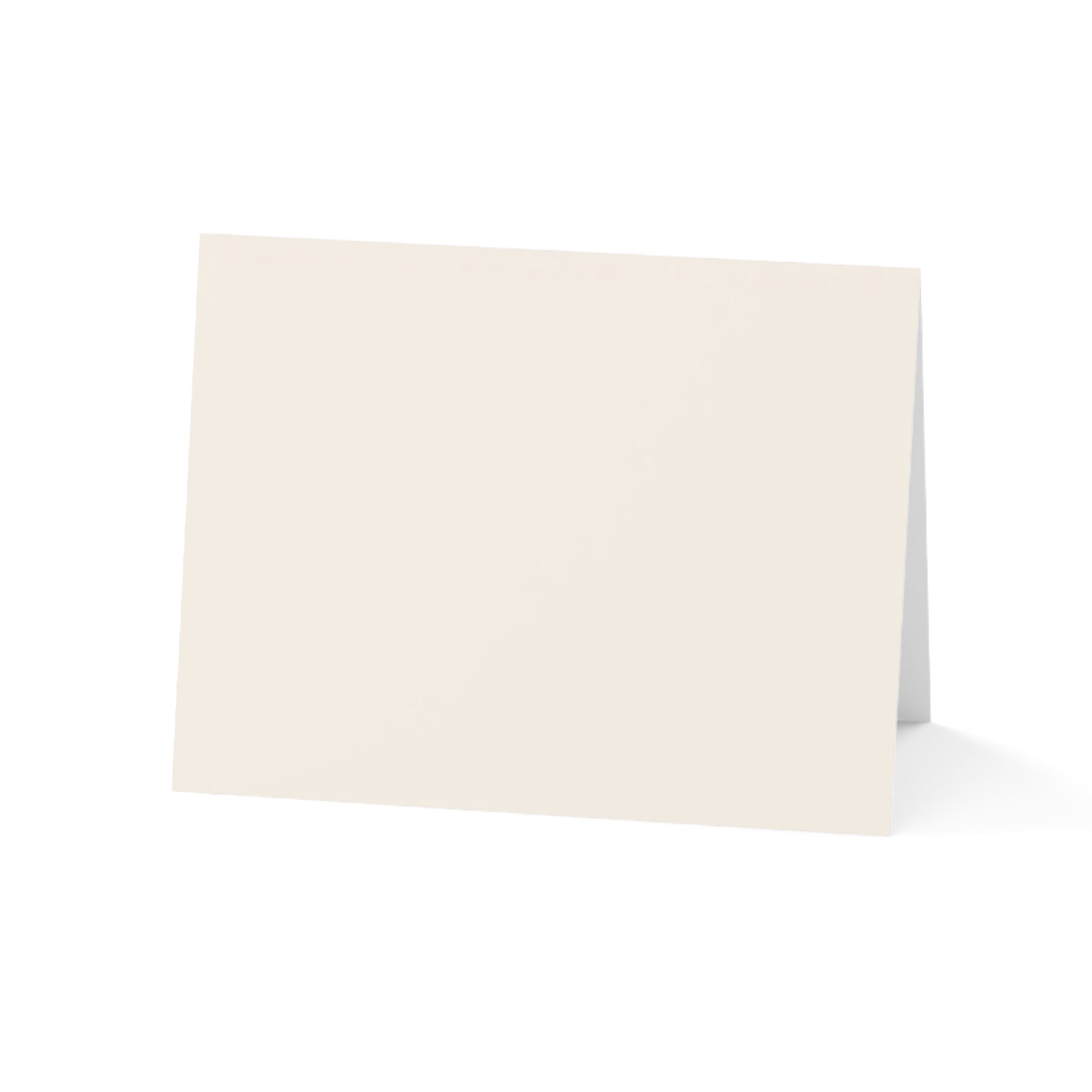 Greeting Card — Minimal Black Female Silhouette Notecards (Single or Bulk Packs)