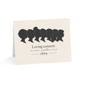 Greeting Card — Minimal Black Female Silhouette Notecards (Single or Bulk Packs)