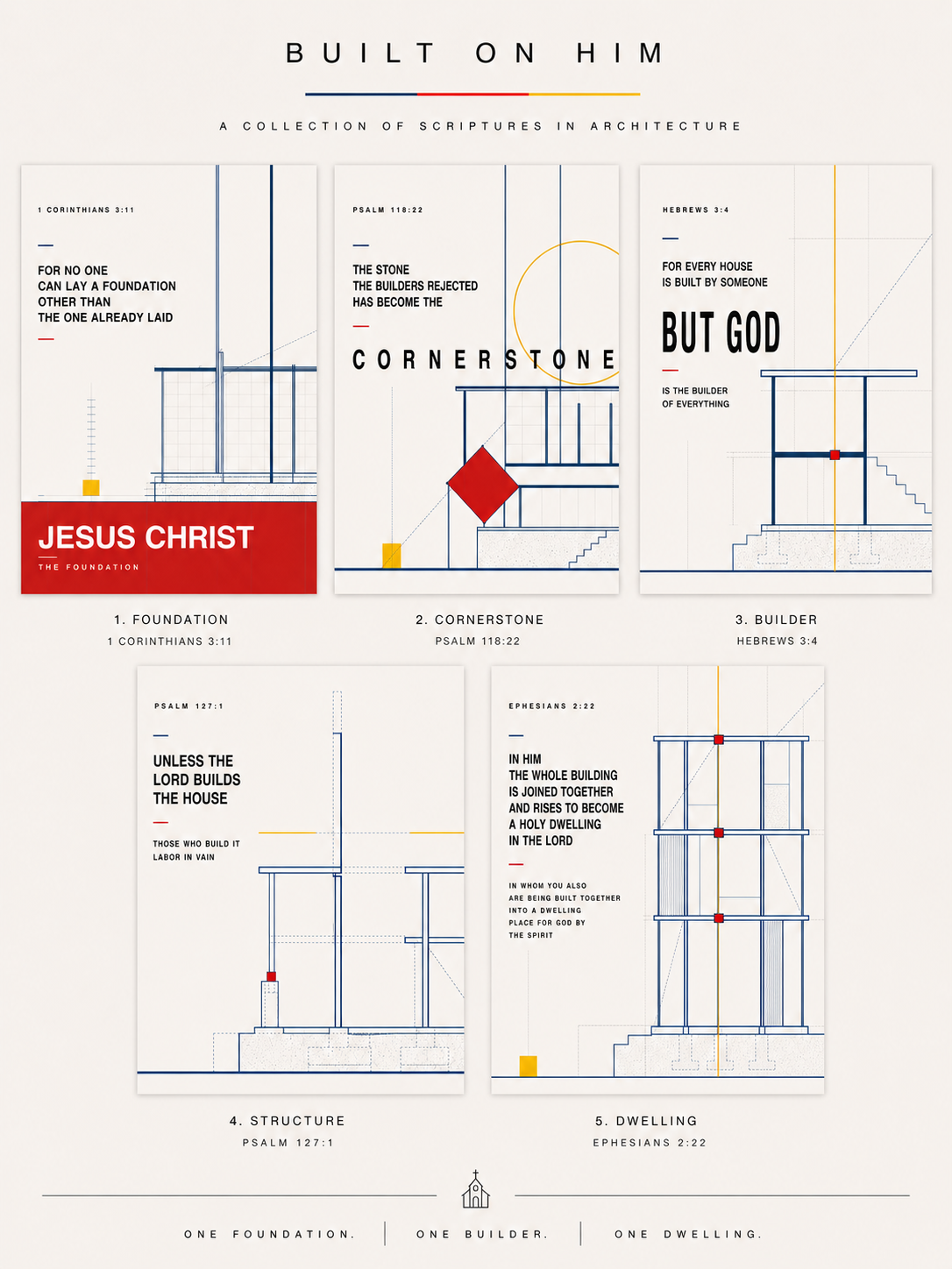 Architecture Lord Builds the House Art Print