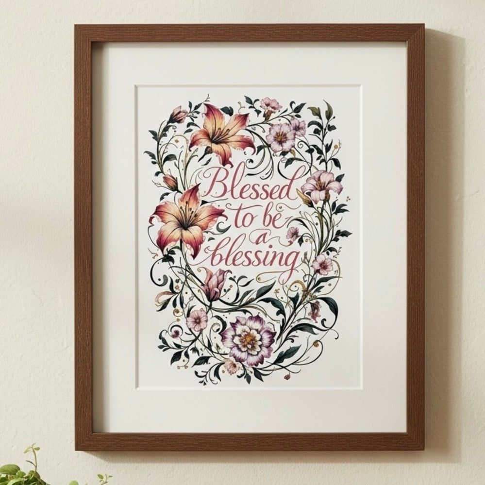 Blessed to be a Blessing Art Print