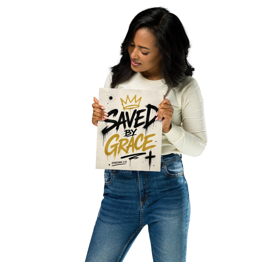 Saved by Grace Streetwear Art Print