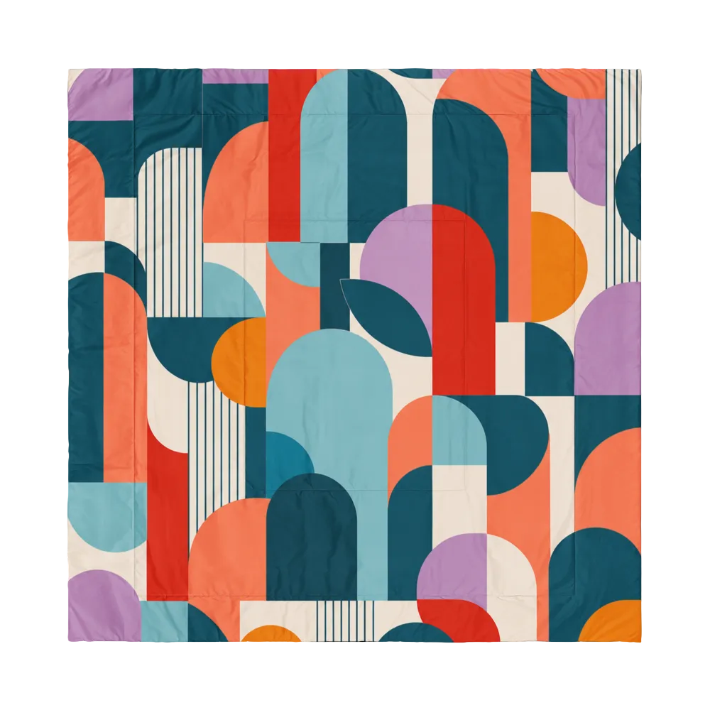 Colorful Mid Century Comforter