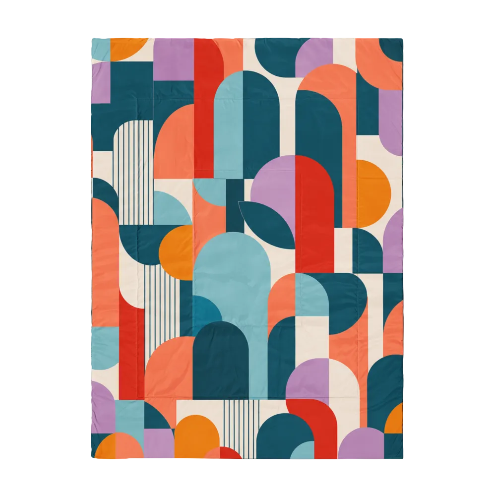 Colorful Mid Century Comforter