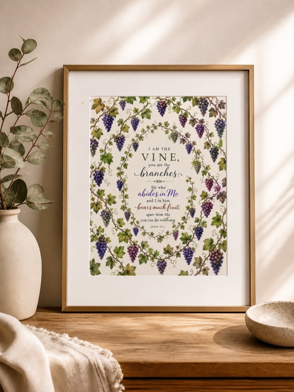 Vine and Branches Art Print