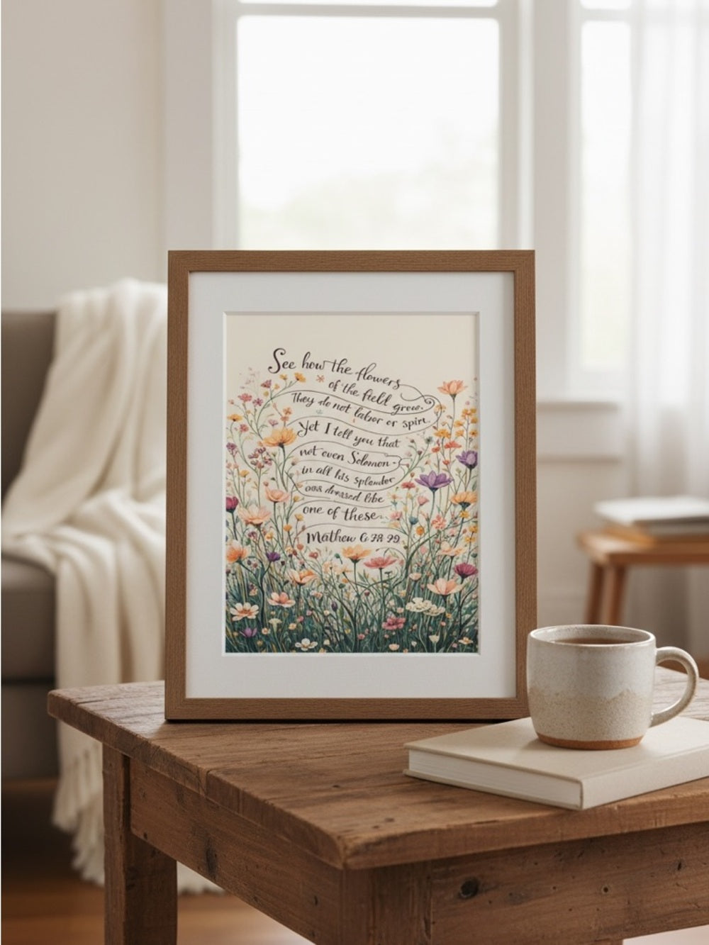 The Flower of the Field Art Print