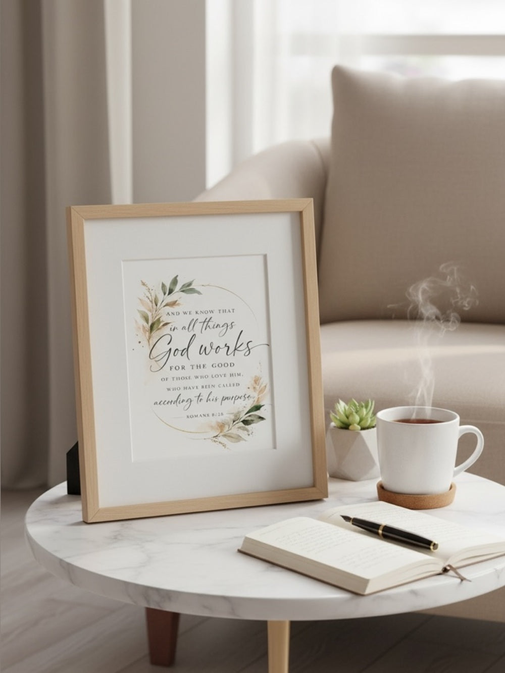God Works for the Good Art Print