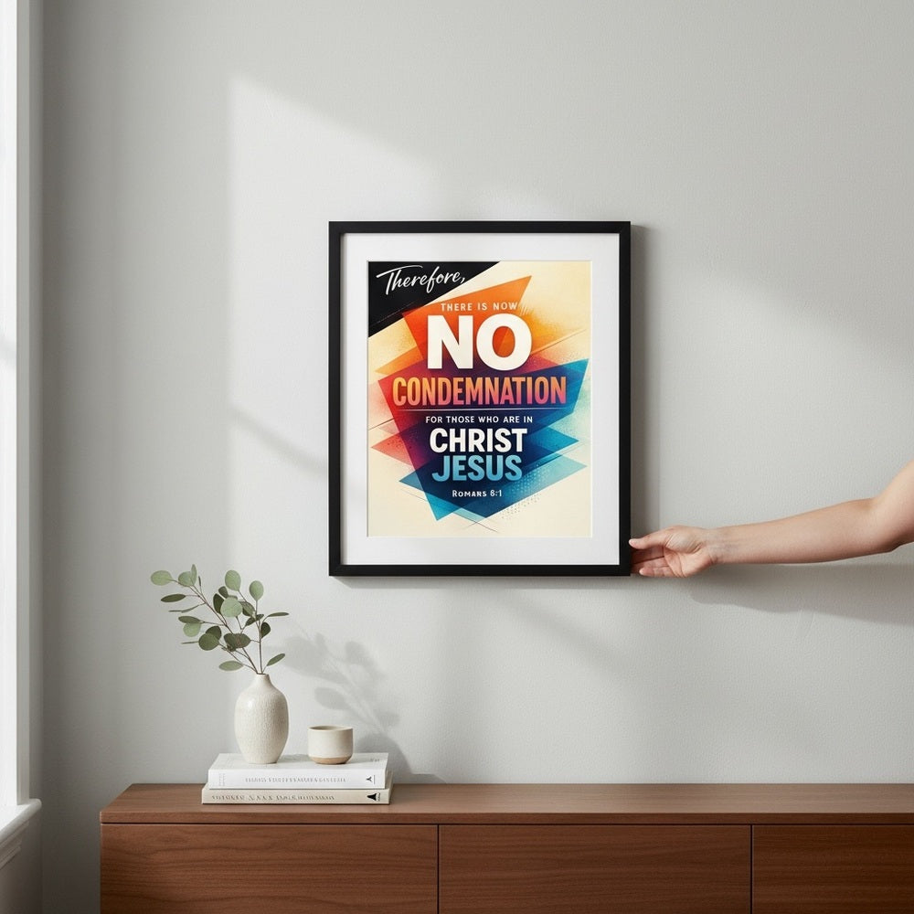 No Condemnation Bold Art Print