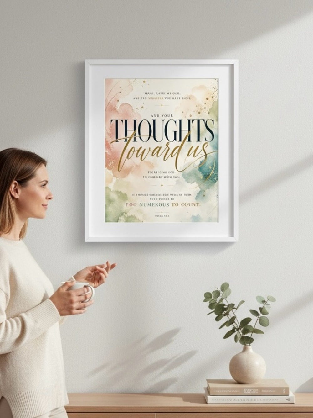 Thoughts Toward Us Art Print