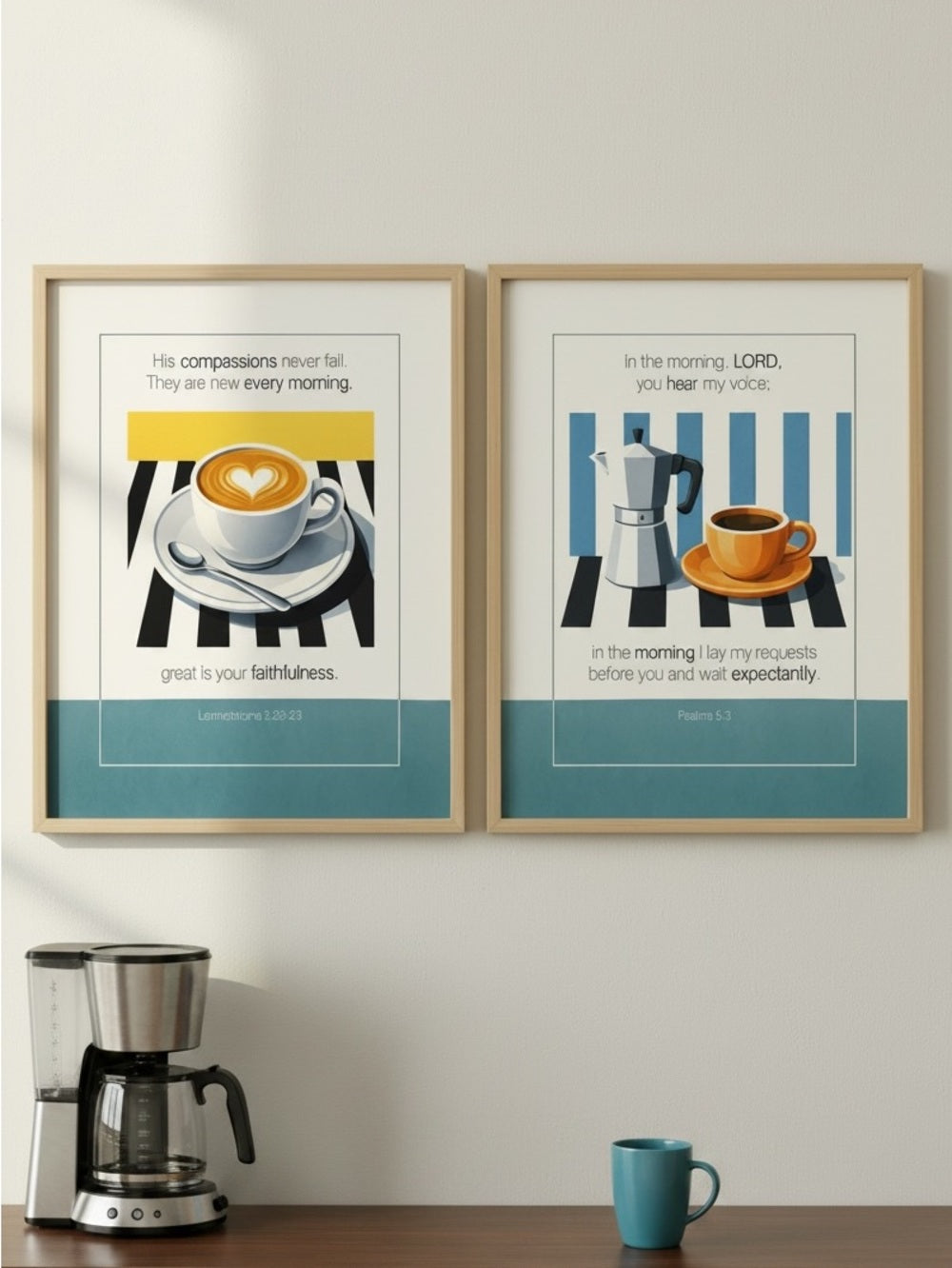 Faithfulness Coffee Art Print