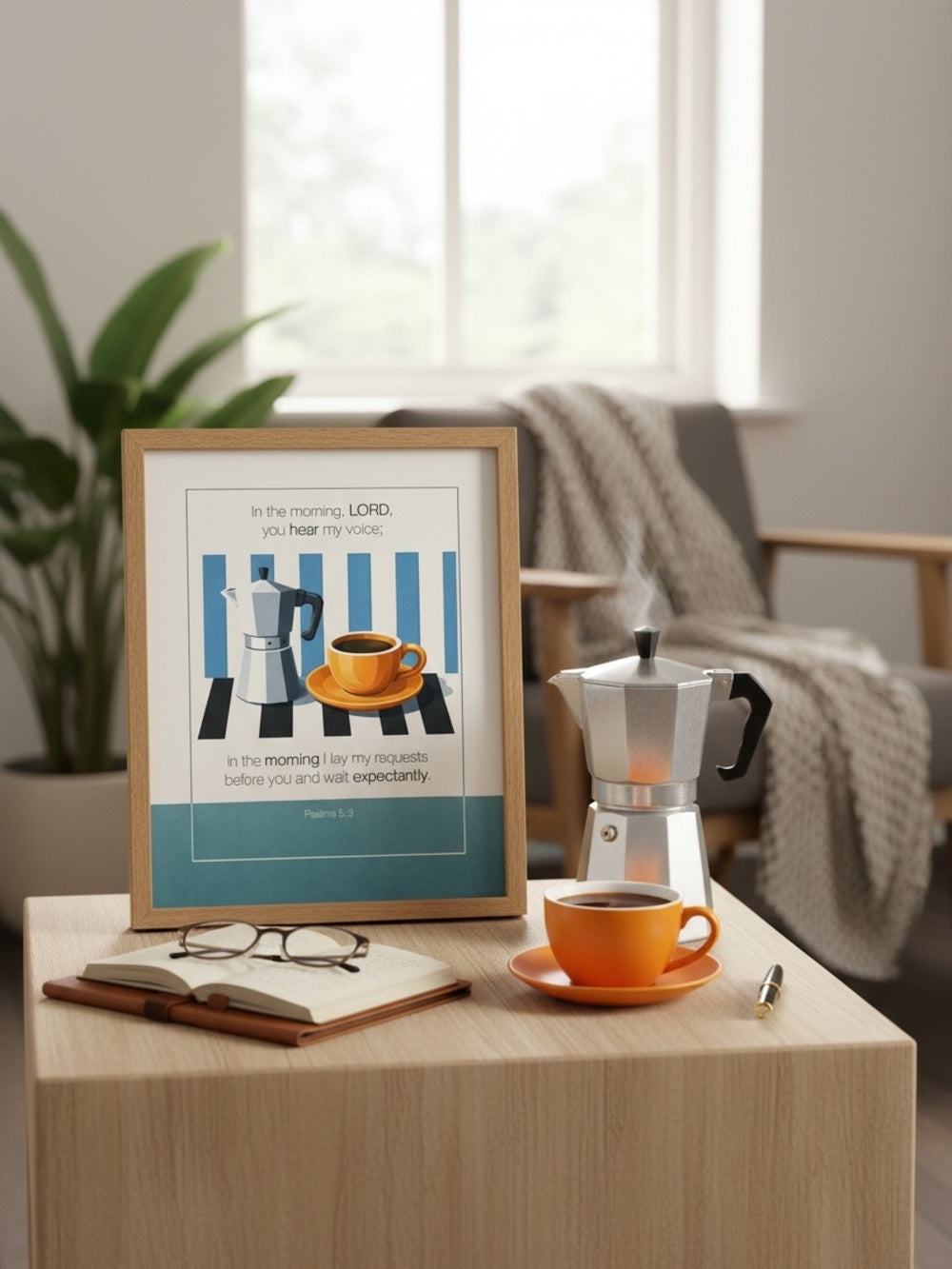 In the Morning Coffee Art Print