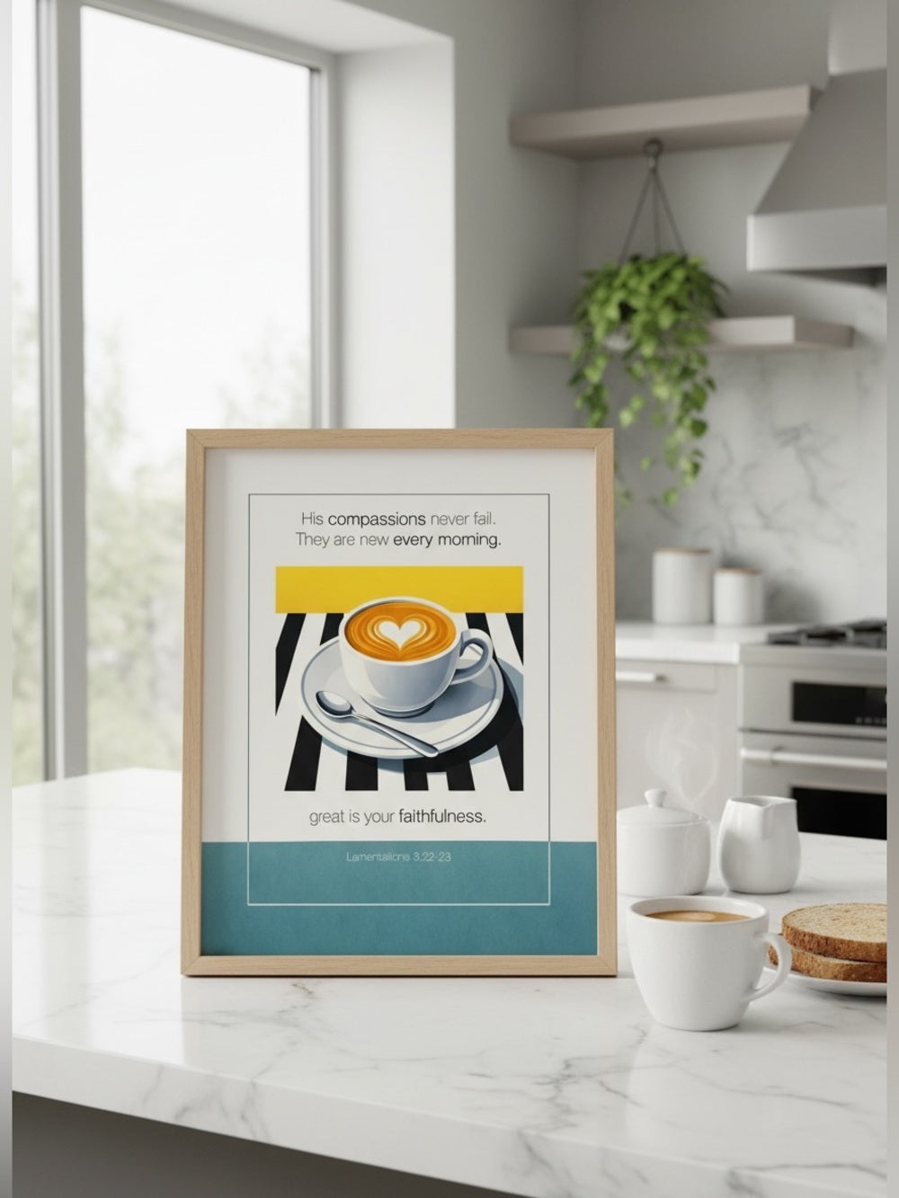 Faithfulness Coffee Art Print