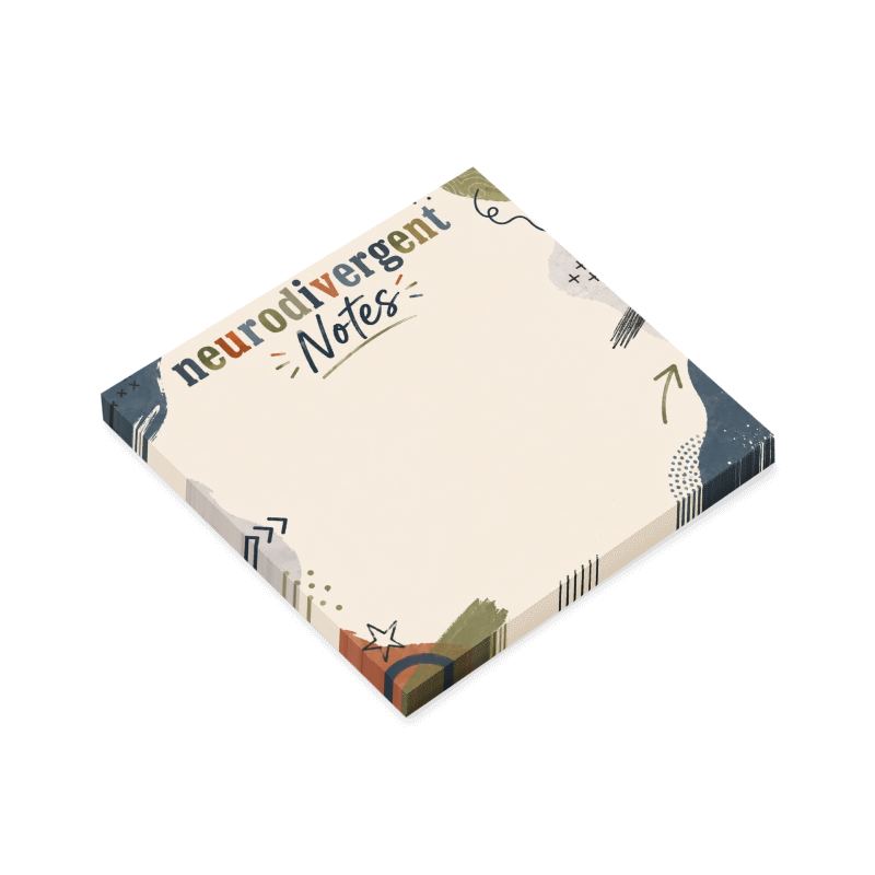 Neurodivergent Notes Post-it Pad